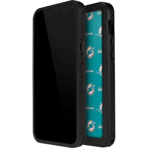 NFL Miami Dolphins Blitz Series iPhone 15 Plus Waterproof Case